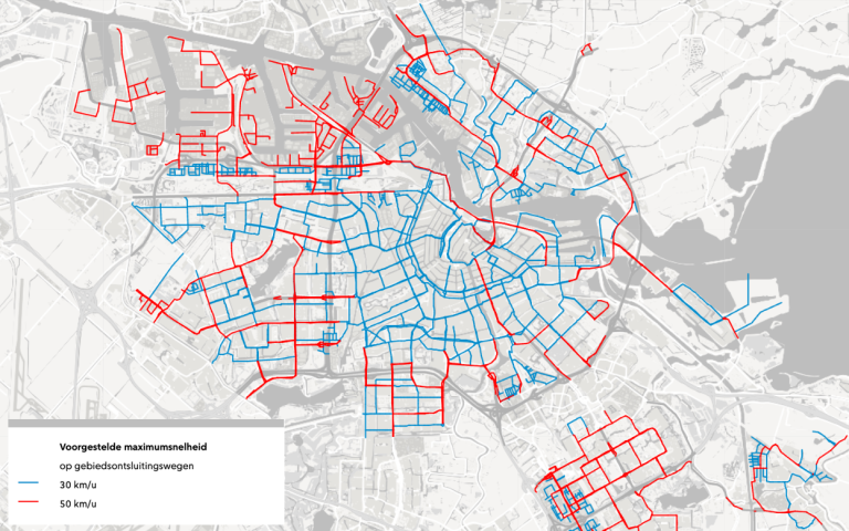 30 km/u in de stad, van 50 naar 30