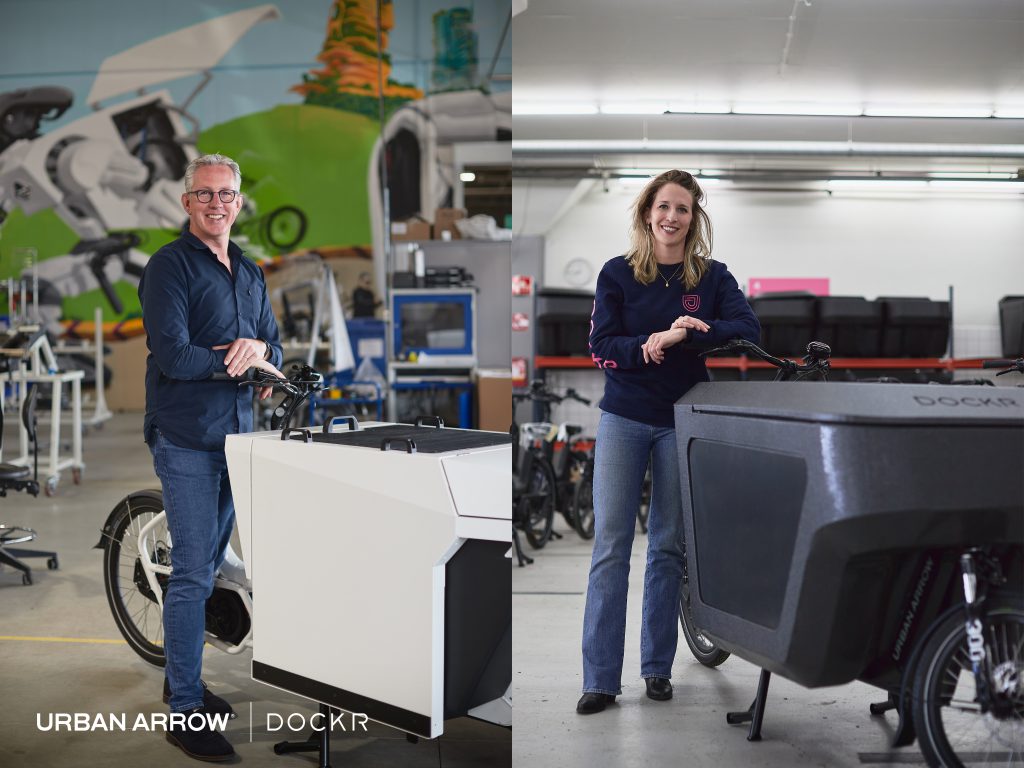 Frank Oudegeest et Nadine van der Hoorn | Vélos électriques | DOCKR x Urban Arrow